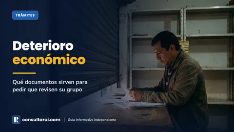Deterioro Económico en el RUI 2026: Qué Documentos Sirven para Bajar de Grupo