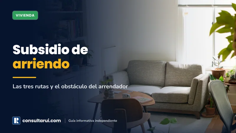 Subsidio de Arriendo: Las Tres Rutas y el Obstáculo del Arrendador